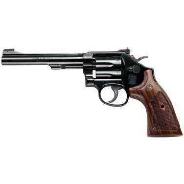 Smith & Wesson Revolver 48 22 Magnum 6"Barrel 6 Round Blue Wood Grip 150718 - Buy A Gun