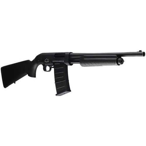 Black Ace Tactical Pro Series M Pump Shotgun 12 ga. 18.5 in. barrel 3 chamber RH 5rd billet aluminum finish