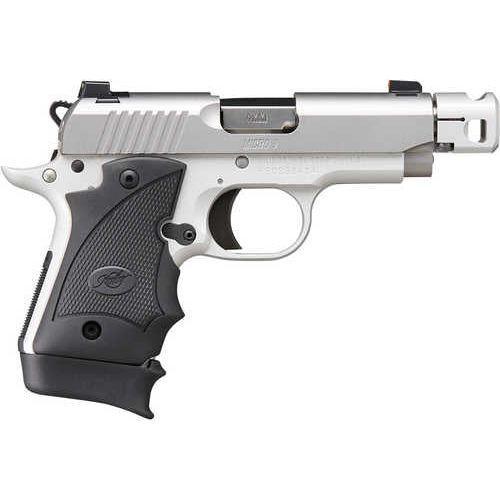 Kimber Micro 9 Stainless MC Pistol 9mm 3.45 in. barrel, 7 rd capacity, black rogue rubber finish - Buy A Gun