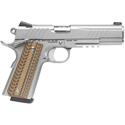 Savage Arms 1911 Government Pistol 45 ACP 5 in. barrel, 8 rd capacity, stainless steel finish - Buy A Gun