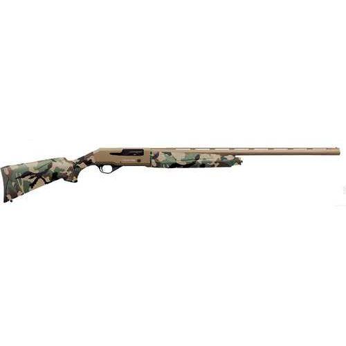 Charles Daly 12 Gauge w Shotgun 28" Barrel 3" Chamber 4+1 Capacity Flat Dark Earth Metal Finish & Woodland Camo synthetic