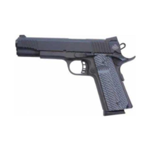 Rock Island M1911 Standard FS 45 ACP 5 in. barrel 8+1 capacity Black Parkerized Steel Beavertail Frame Serrated Slide G10 Grip - Buy A Gun