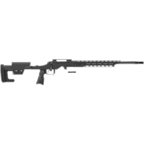 Fierce Firearms Mountain Reaper 6.5 PRC Bolt Action Rifle, 18 in barrel, 3 rd capacity, black, natural carbon fiber finish