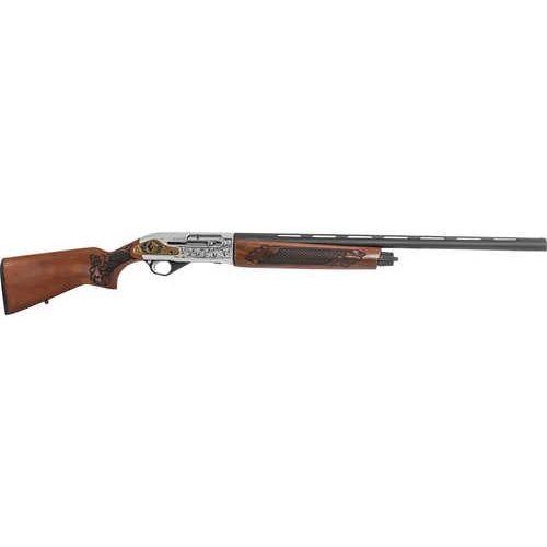 Fusion Firearms Liberty Bali Shotgun 12 ga. Chamber: 3" Capacity: 4+1 Sight/Base: Front Fiber Optic, Bead, Receiver top dovetail for rail/accessories Stock Finish: Walnut, Satin poly finished with checkering