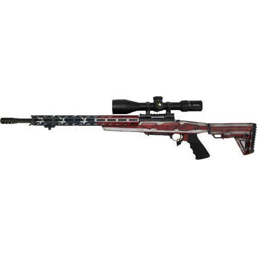 Howa M1500 Mini APC Rifle 223 Rem. 20 in. barrel, 10 rd capacity, USA Flag Package, stars and stripes synthetic finish