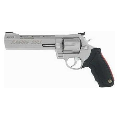 Taurus M444 Raging Bull 44 Magnum 6.5" Barrel 6 Round Adjustable Sight Stainless Steel Revolver 2444069 - Buy A Gun