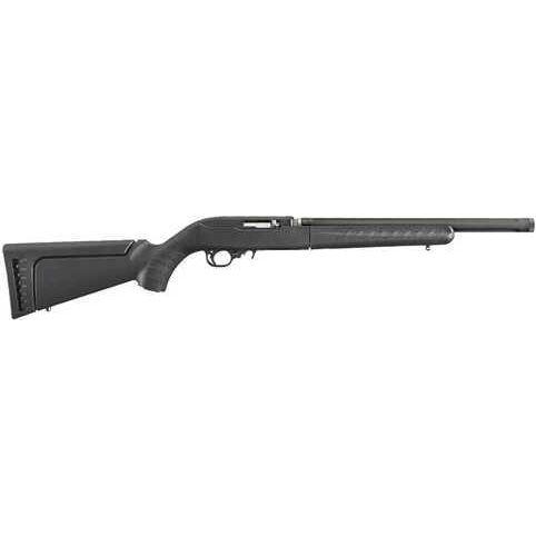 Ruger Rifle 10/22 Takedown 22 Long 16.10" Heavy Fluted Threaded Barrel Round Satin Black