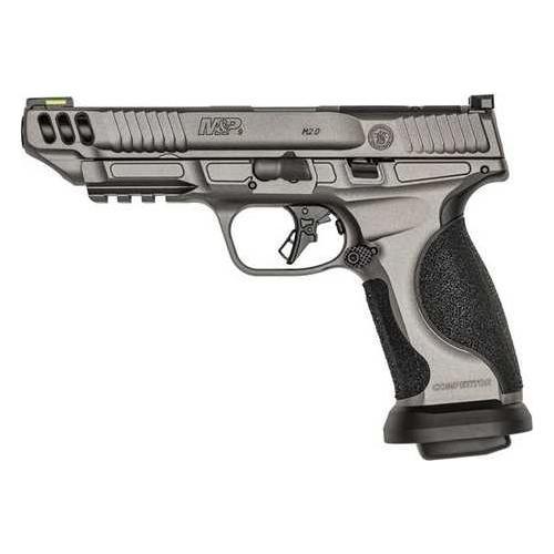 Smith and Wesson M&P 9 M2.0 Competitor 9MM Luger Semi-Auto Handgun, 5 in barrel, 17 rd capacity, tungsten grey polymer finish - Buy A Gun