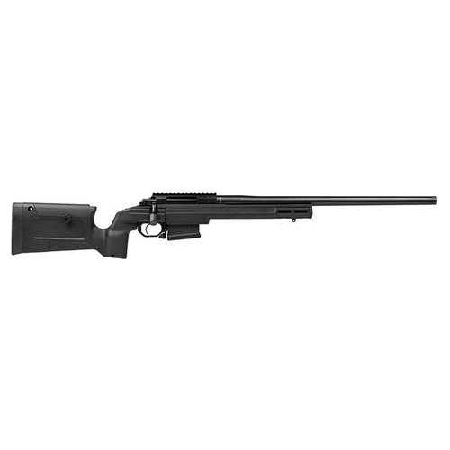 Aero Precision SOLUS Short Action Bravo Rifle 6.5 Creedmoor, 22 in barrel, 5 rd capacity, black, stainless steel finish