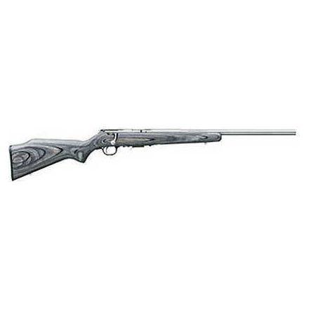 Savage Arms 93R17 Series BVStainless Steel 17 HMR 21" Varmint Heavy Barrel 5 Round Grey Laminate Stock Bolt Action Rifle 96705