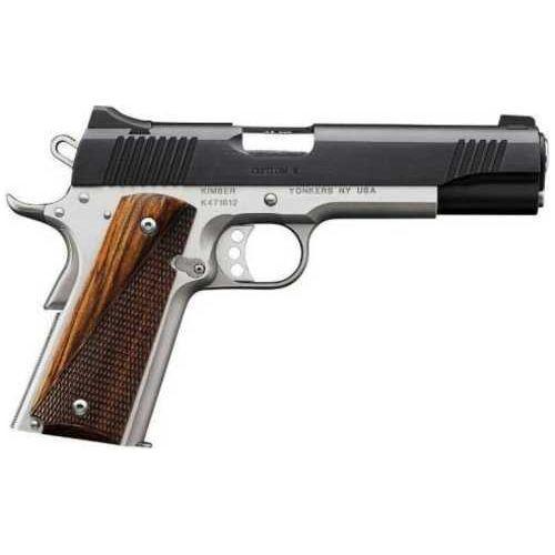 Kimber Custom II Semi-Auto Pistol 45ACP 5" Barrel 1-7Rd Mag Rosewood Grips Black/Silver Finish - Buy A Gun