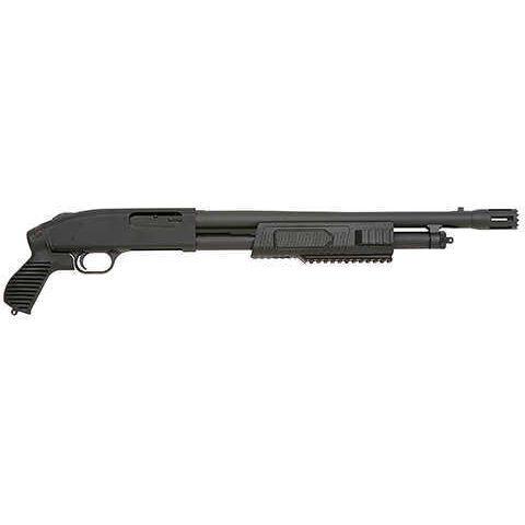 Mossberg Flex 500 Tactical 12 Gauge Shotgun 18.5" Barrel Blued Finish Synthetic Stock With Rail 50673