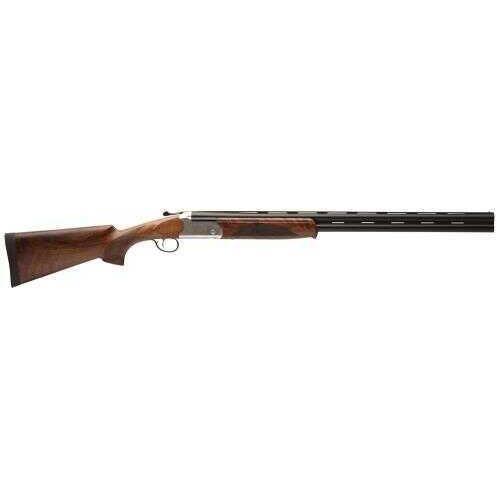 Savage Arms Stevens 555e Over/ Under 410 Gauge Shotgun 26" Barrel 3" Chamber 5-Choke Tubes Silver Engraved Receiver Satin Finished Walnut Stock