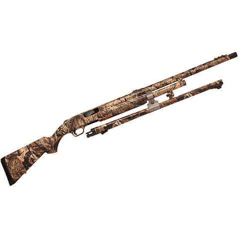 Mossberg 500 12 Gauge Shotgun 24"Vented Rib Barrel/24" Fluted Rifle Mossy Oak Break Up 6 Round