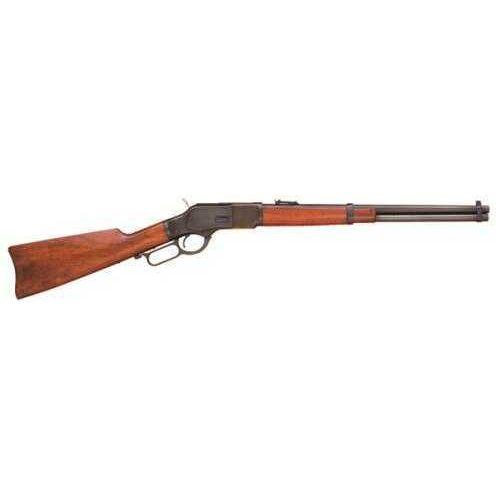 Cimarron 1873 Carbine Rifle With Saddle Ring 357 Magnum / 38 Special 19" Round Barrel Steel Frame Standard Blue