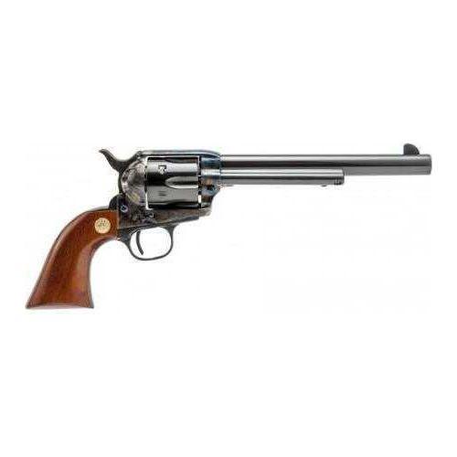 Cimarron 1873 SAA Model P 38 WCF Revolver 7.5" Barrel Case Hardened Walnut Grip Standard Blued Finish MP687 - Buy A Gun