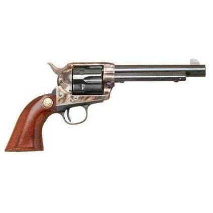 Cimarron 1873 SAA Model P 32-20 Revolver Pistol 5.5" Barrel Case Hardened Walnut Grip Standard Blued Finish MP675 - Buy A Gun