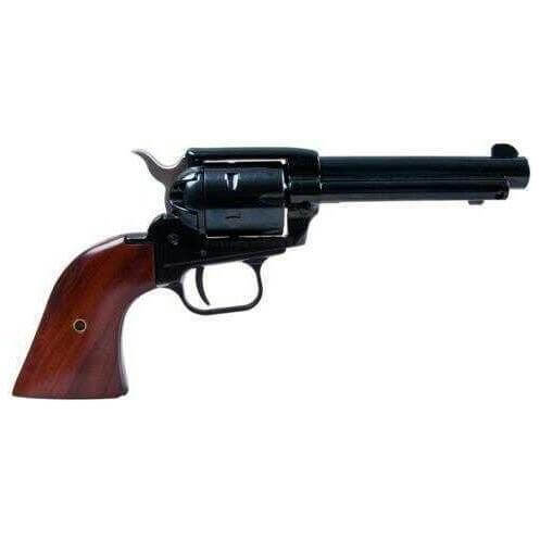 Heritage Manufacturing Rough Rider SAA Single Action Revolver .22 LR/.22WMR Combo 4.75" Barrel 6 Rounds Aluminum Alloy Frame Fixed Sights Blued Cocobolo Wood Grips - Buy A Gun