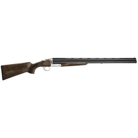 Chiappa Firearms 12 Gauge Shotgun Triple Crown with blued finish, wood stock, 3-inch chamber, and 28-inch barrel. Ideal for collectors and shooting enthusiasts.