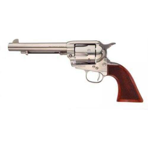 Taylor Uberti Runnin Iron Stainless 1873 Revolver 357 Mag With Low-Flat Hammer Spur And Walnut Grips 5.5