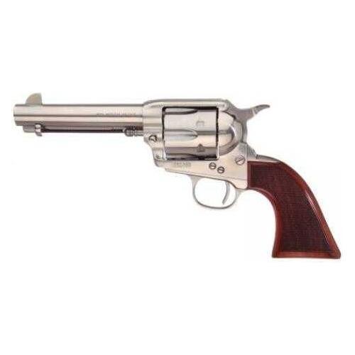 Taylor Uberti Runnin Iron Stainless 1873 Revolver 45 Colt With Low-Flat Hammer Spur And Walnut Grips 4.75