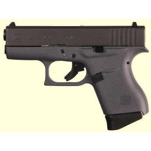 GLOCK Semi-Auto Pistol G43 G3 GRAY 9MM 6+1 3.39 FS TWO 6RD MAGAZINES 9mm Barrel 3.39