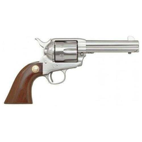 Cimarron 1873 SAA 357 Magnum Stainless Steel Frontier Revolver 4.75" Barrel Finish Walnut Grip Pre-War Frame Pistol MP4503 - Buy A Gun