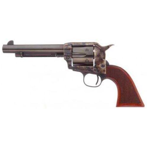 Taylor Uberti Short Stroke Runnin Iron 1873 Revolver 357 Mag With Low Flat Hammer Spur, Checkered Grip, And Case Hardened Frame 5.5" Barrel Model 556211 - Buy A Gun