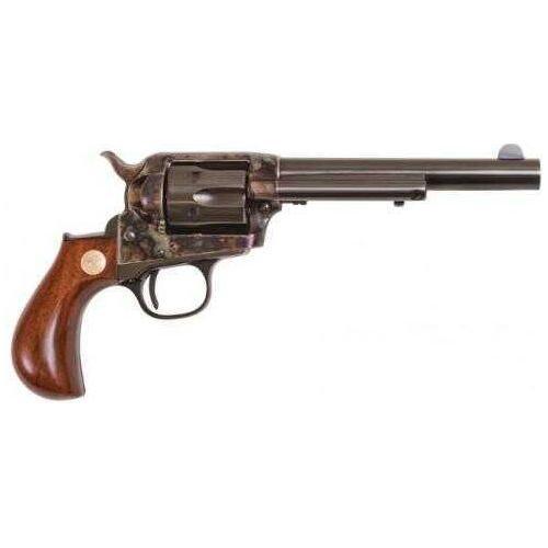 Cimarron Lightning Revolver 38 Special 5-1/2" Barrel Case Hardened Pre-War 1-Piece Walnut Smooth Grip Standard Blue - Buy A Gun