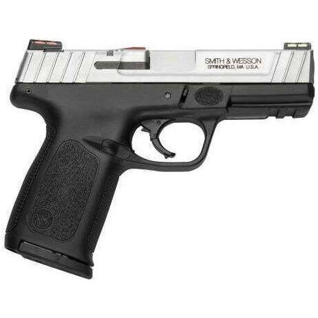 Smith & Wesson Pistol 11907 SD9VE 9mm 4" Barrel 10 Round Fiber Optic Sights Black Frame Stainless Slide - Buy A Gun