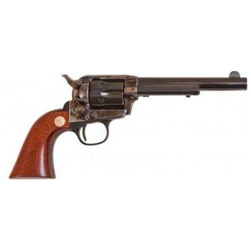 Cimarron Model P Jr 32-20/32 H&R Dual Cylinder 5.5" Barrel Case Hardened Pre-War Standard Blue Finish Revolver 1-Piece Walnut Smooth Grip Md: CA992 - Buy A Gun