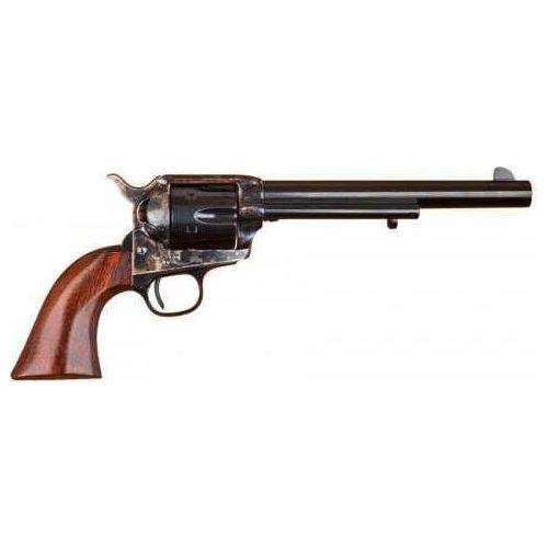 Cimarron 1873 SAA Model P Revolver 357 Magnum BP Frame 7.5" Barrel Case Hardened Receiver Walnut Grip Standard Blued Pistol MP504 - Buy A Gun