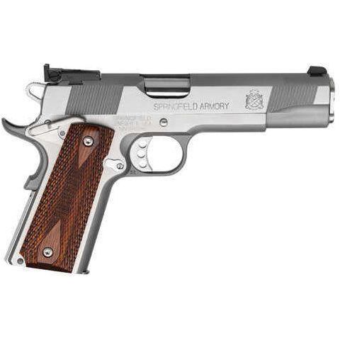 Springfield Armory 1911 9mm Loaded Target Stainless Steel 5" Barrel 9+1 Rounds Cocobolo Grip Semi-Automatic Pistol - Buy A Gun