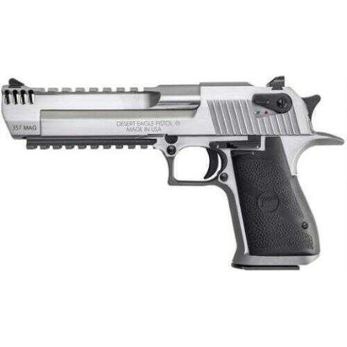 Magnum Research Desert Eagle 357 6" Barrel Stainless Steel With Combat/Fixed Sights Semi-Auto Pistol - Buy A Gun