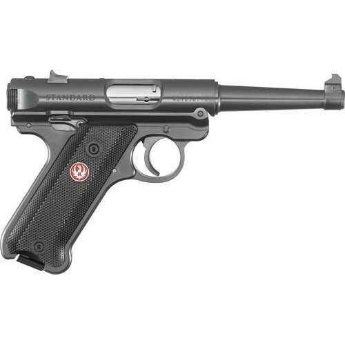 Ruger Mark IV Standard 22 LR 4.75" Barrel 10 Round Fixed Sights Black Grips Finish - Buy A Gun