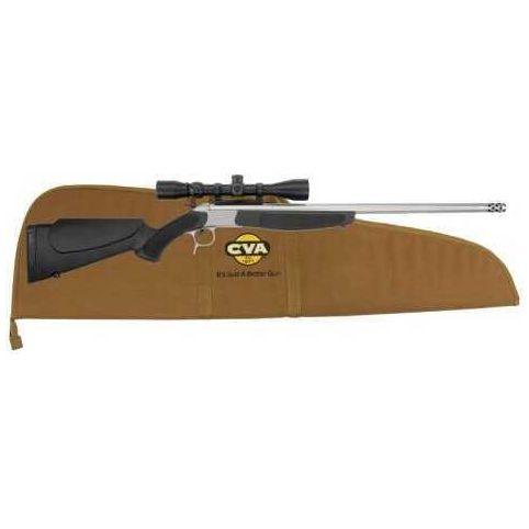 Scout 35 Whelen Centerfire Black Composite Stock 22” 416 Stainless Steel Barrel With Konus 3-9x40mm Scope And CVA Soft Case