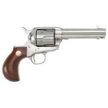 Cimarron Thunderer Stainless Steel Revolver 45 Colt 4.75" Barrel Walnut Smooth Grip Frame/Finish CA4507 - Buy A Gun