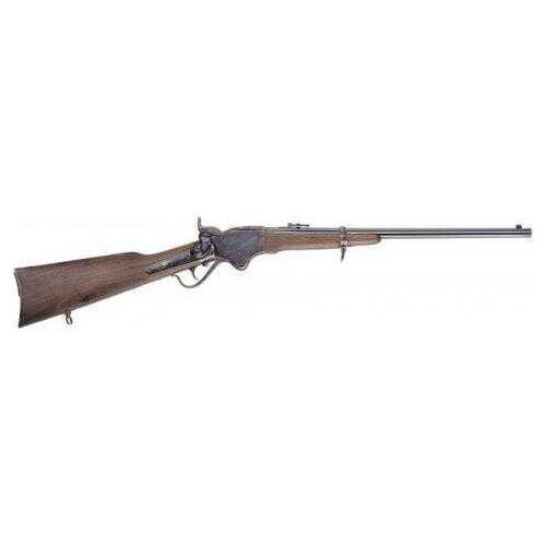 Cimarron 1865 Spencer Repeating Carbine 45 LC, 20-Inch Round Barrel Case Hardened Frame, Walnut Stock Rifle