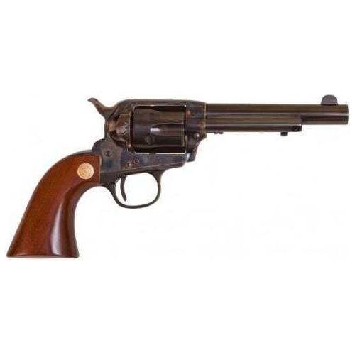 Cimarron Model P Jr 32-20/32 H&R Dual 4.75" Barrel Blued Finish 1 Piece Walnut Smooth Grip - Buy A Gun