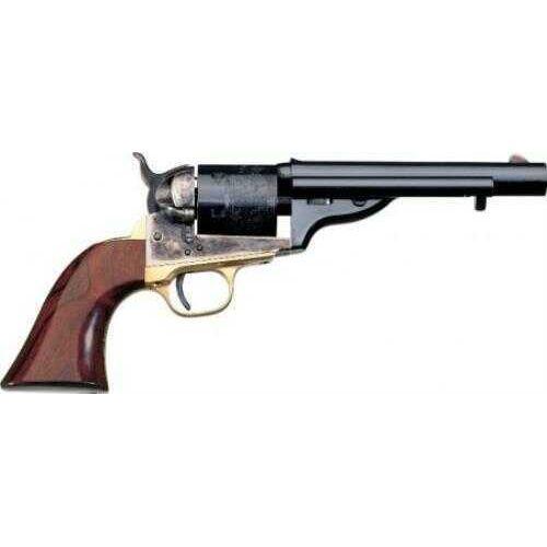 Taylor Uberti Open Top Early Model 1851 Navy (Navy Grip) Revolver With Round 5.5" Barrel And Brass Back Strap And Trigger Guard In 38 Special - Buy A Gun