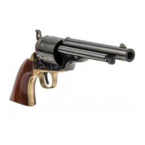 Cimarron Open Top Navy Revolver 44 Special / Colt / Russian 5.5" Barrel Case Hardened 1-Piece Walnut Grip Standard Blue CA911 - Buy A Gun