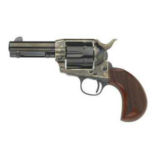 Revolver Taylor's & Company Uberti 1873 Cattleman 357 Magnum Checkered Birdshead Grip 3 1/2