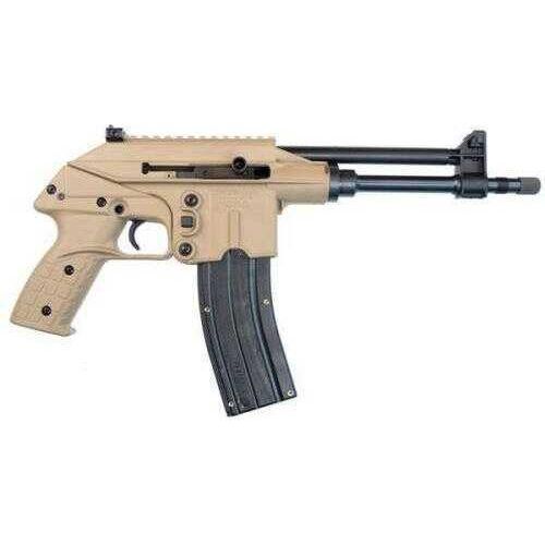 Kel-Tec Keltec 22 Long Rifle Semi-Auto Pistol PLR-22 10.1" Barrel 26+1 Rounds Blued/Tan with Picatinny Rail - Buy A Gun