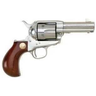 Cimarron Thunderer Revolver 357 Magnum 3.5" Barrel Walnut Smooth Grip Stainless Steel Frame Finish Pistol CA4508 - Buy A Gun