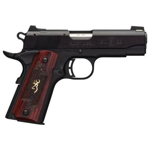 Browning 1911-22 Black Label Medallion Compact 22 Long Rifle Semi-Auto Pistol 3.625