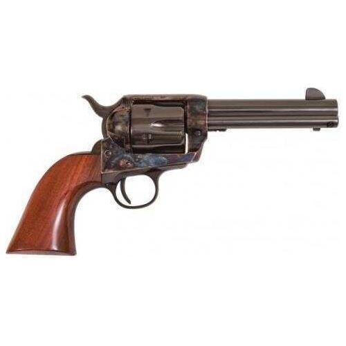 Cimarron Frontier Model Revolver 357 Magnum / 38 Special 4.75" Barrel Color Case Hardened Pre-War Frame Walnut Grip Standard Blued Finish Pistol PP400 - Buy A Gun