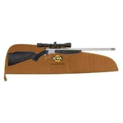 CVA Scout V2 Combo Rifle 444 Marlin Black Synthetic Stock And Forend 416 Grade Stainless Steel 25” Standard Fluted Barrel With Konus 3-9x40mm Scope