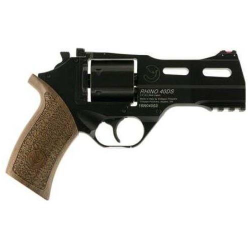 Chiappa Rhino 40DS 9mm Revolver 4" Barrel. 6-Round Capacity Adj. Rear Sight/Fixed Front Bla - Buy A Gun