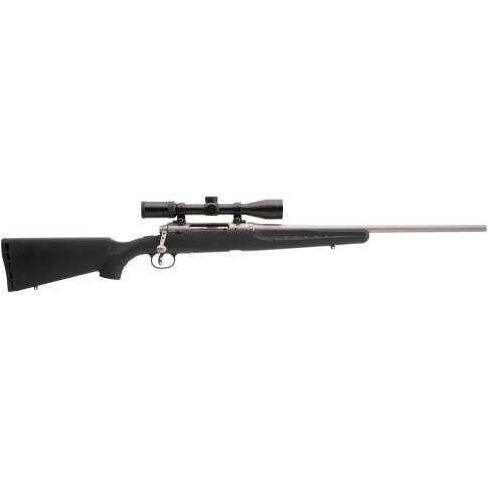 Savage Rifle Axis II XP 7mm-08 Stainless Steel Package 3-9x40 Weaver Scope Barrel 22