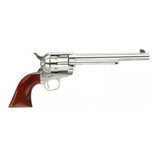 Taylor Uberti 1873 Cattleman Revolver 357 Mag 7.5" Barrel With Nickel Finish And Smooth Walnut Grips - Buy A Gun